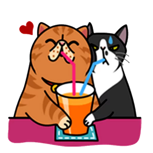 🍻 Стикер «fun cat» для Telegram