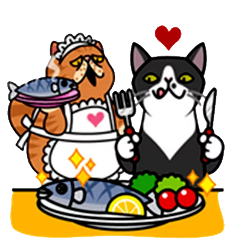 🍛 Стикер «fun cat» для Telegram