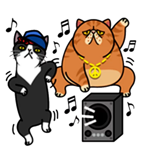 🔊 Стикер «fun cat» для Telegram