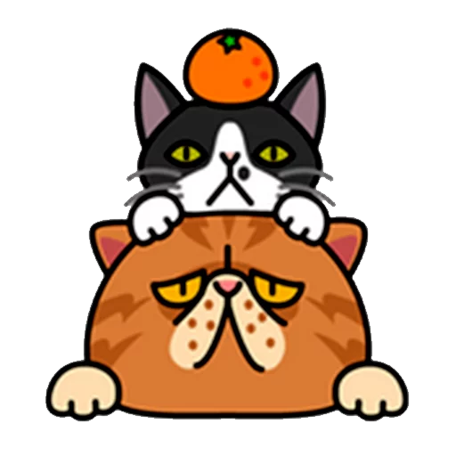 😈 Стикер «fun cat» для Telegram