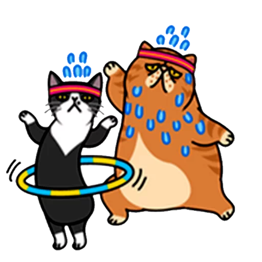👯 Стикер «fun cat» для Telegram