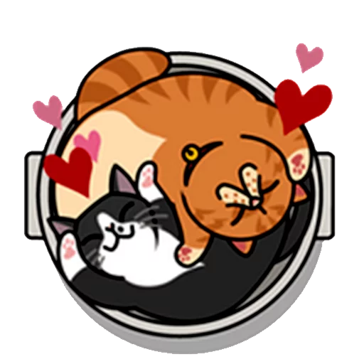 ❤ Стикер «fun cat» для Telegram