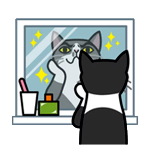 😔 Стикер «fun cat» для Telegram
