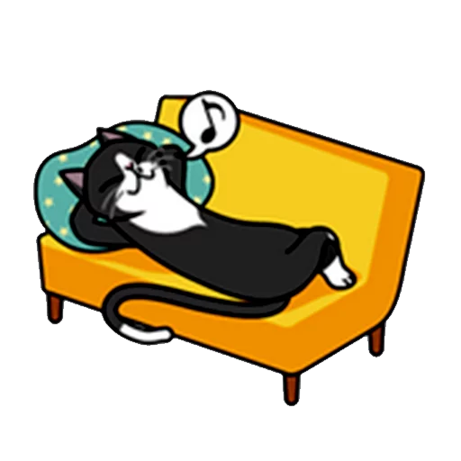 🎼 Стикер «fun cat» для Telegram