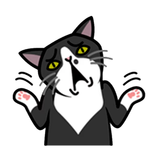 😰 Стикер «fun cat» для Telegram