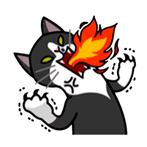 👿 Стикер «fun cat» для Telegram