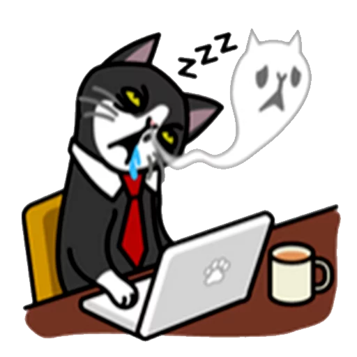 😴 Стикер «fun cat» для Telegram