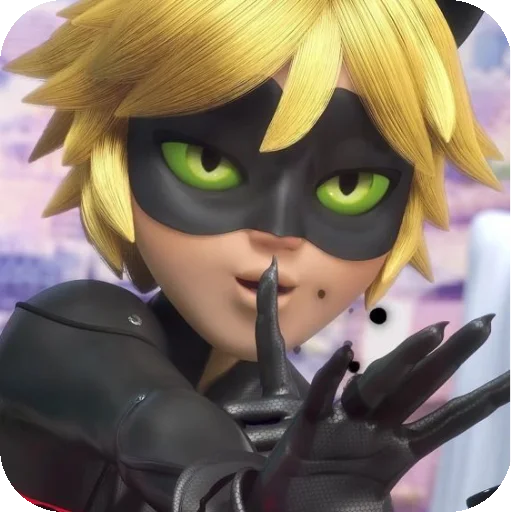 🤫 Стикер «Cat Noir» для Telegram