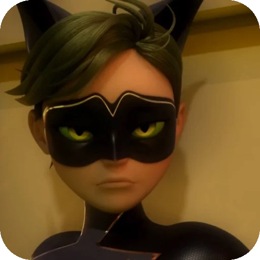 😕 Стикер «Cat Noir» для Telegram