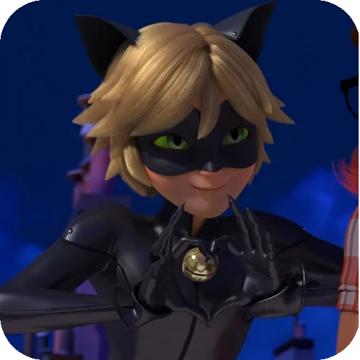 ❤ Стикер «Cat Noir» для Telegram