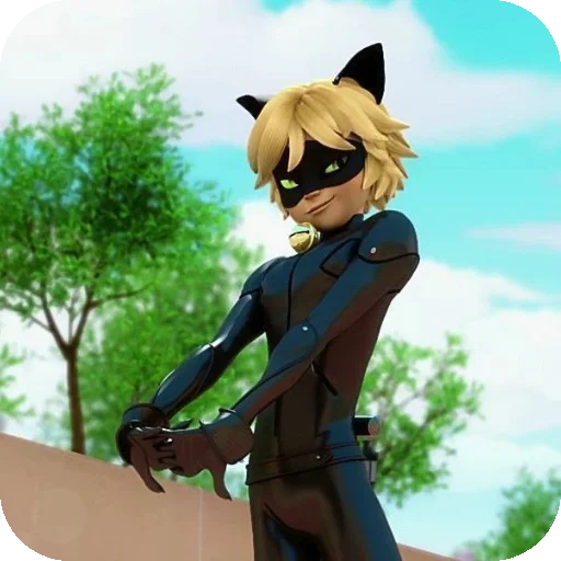 😚 Стикер «Cat Noir» для Telegram