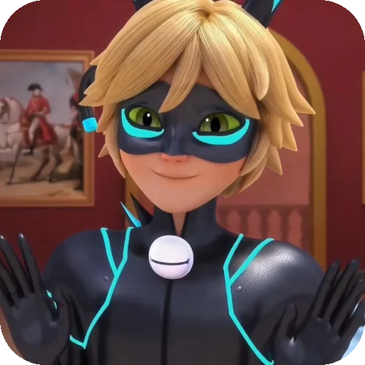 👐 Стикер «Cat Noir» для Telegram