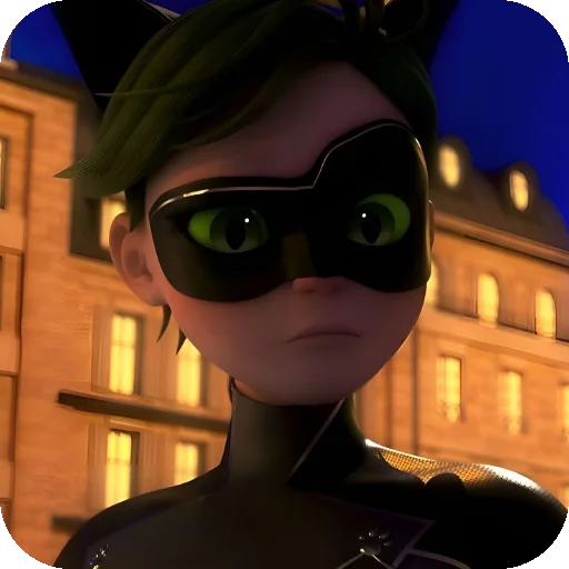 🤨 Стикер «Cat Noir» для Telegram