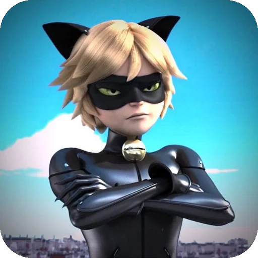 😑 Стикер «Cat Noir» для Telegram