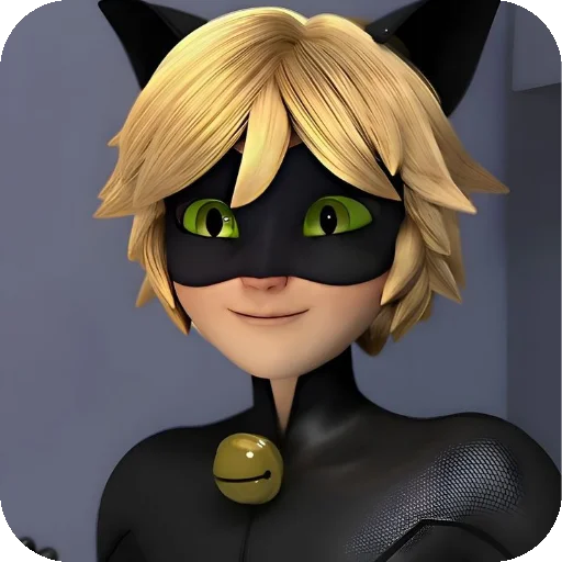 ☺ Стикер «Cat Noir» для Telegram