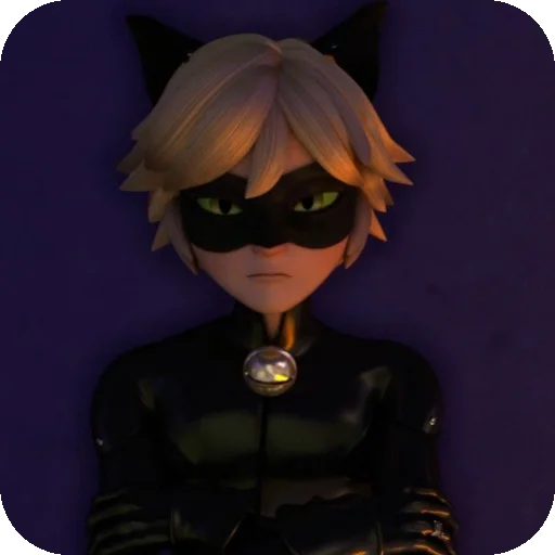 😠 Стикер «Cat Noir» для Telegram