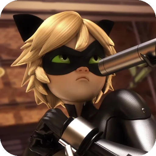 😾 Стикер «Cat Noir» для Telegram