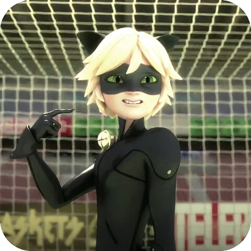 😵‍💫 Стикер «Cat Noir» для Telegram