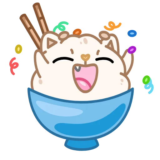 🥳 Стикер «Рисик» для Telegram