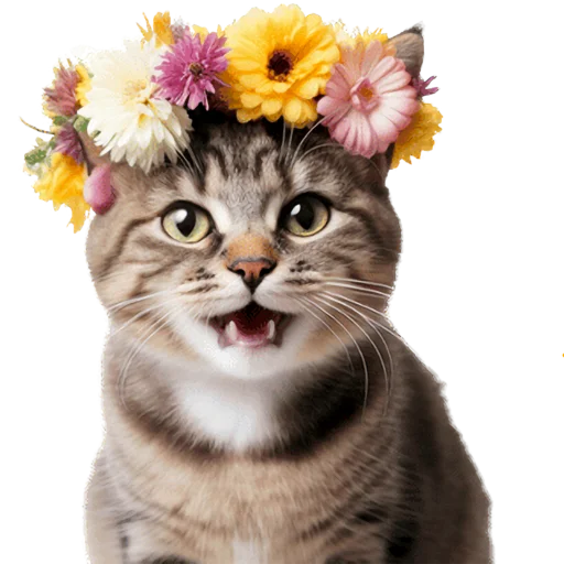 😀 Стикер «Кошачий отряд» для Telegram