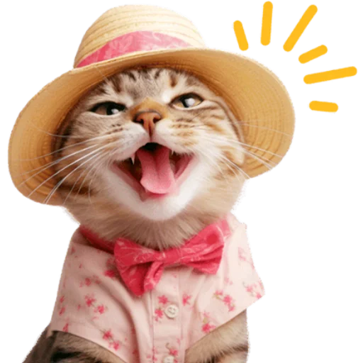 😛 Стикер «Кошачий отряд» для Telegram