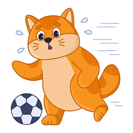⚽️ Стикер «cat кот» для Telegram