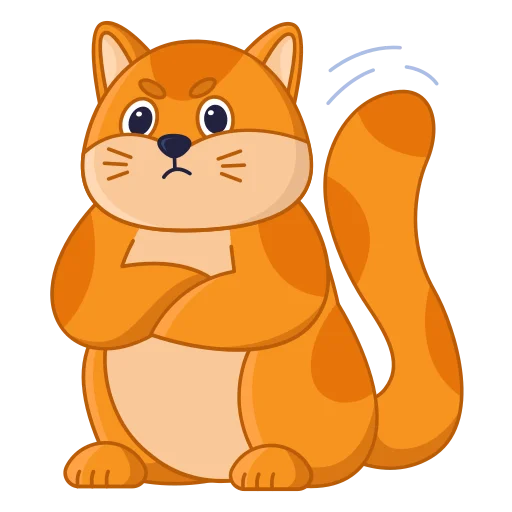 🙁 Стикер «cat кот» для Telegram