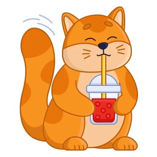🧃 Стикер «cat кот» для Telegram