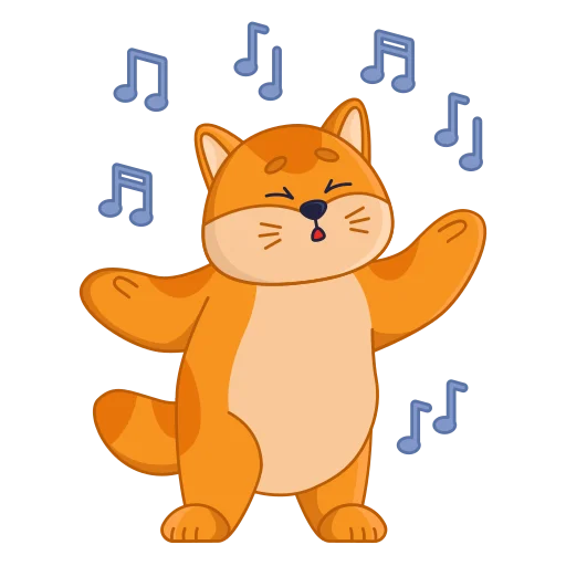 🎧 Стикер «cat кот» для Telegram