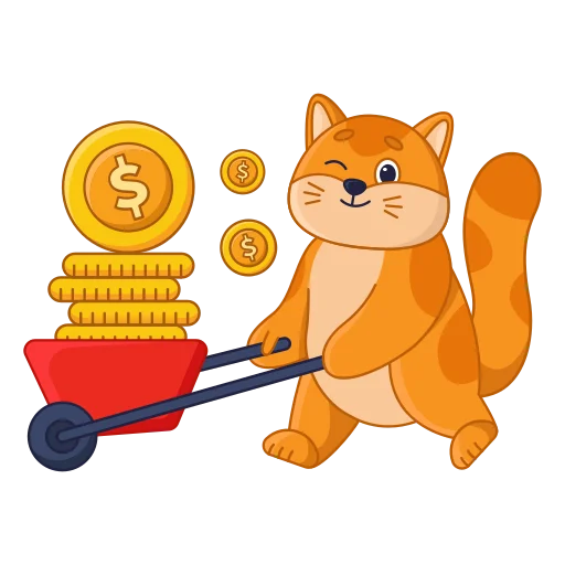 💰 Стикер «cat кот» для Telegram
