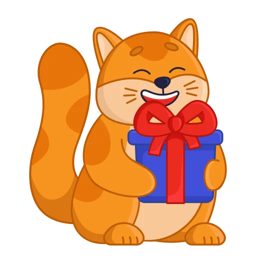 Стикерпак cat кот для Telegram