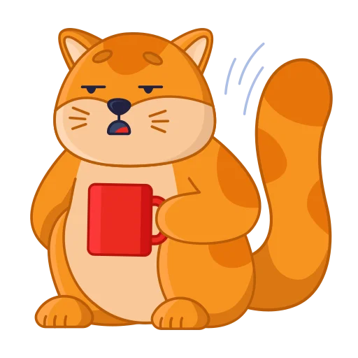 😴 Стикер «cat кот» для Telegram