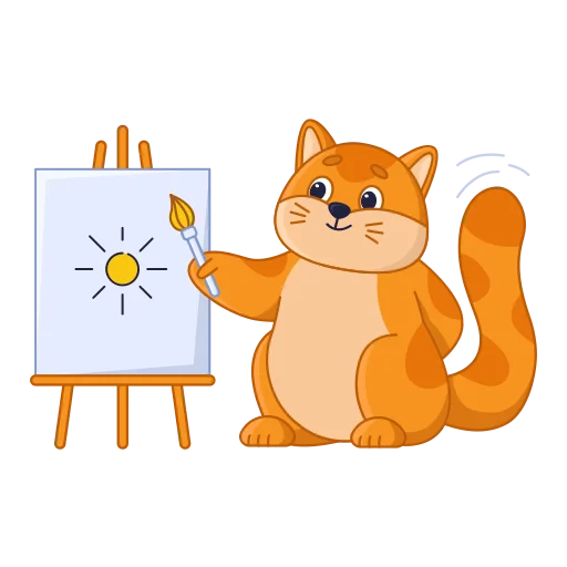 🎨 Стикер «cat кот» для Telegram