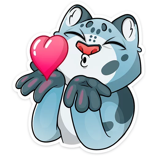 😘 Стикер «Кошачьи нежности» для Telegram