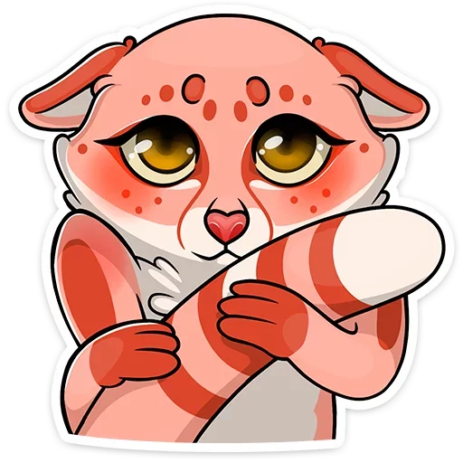 ☹️ Стикер «Кошачьи нежности» для Telegram