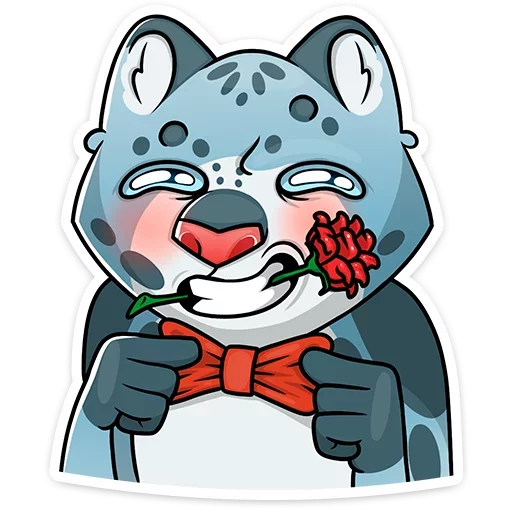 😎 Стикер «Кошачьи нежности» для Telegram