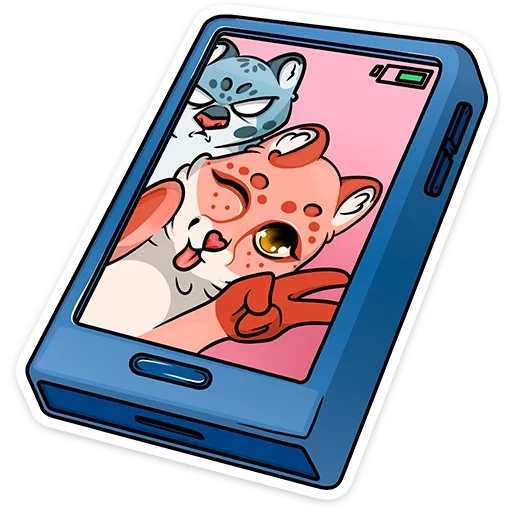 🤳 Стикер «Кошачьи нежности» для Telegram