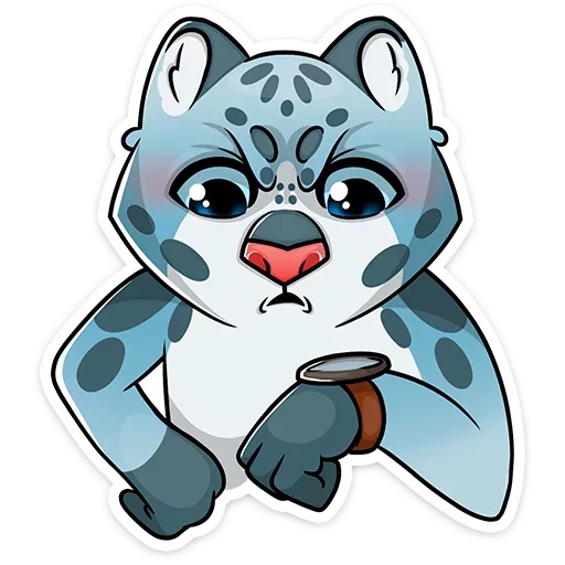 ⏰ Стикер «Кошачьи нежности» для Telegram