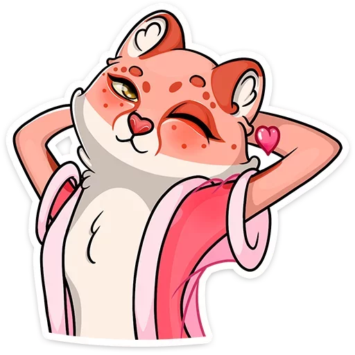 ❤️ Стикер «Кошачьи нежности» для Telegram