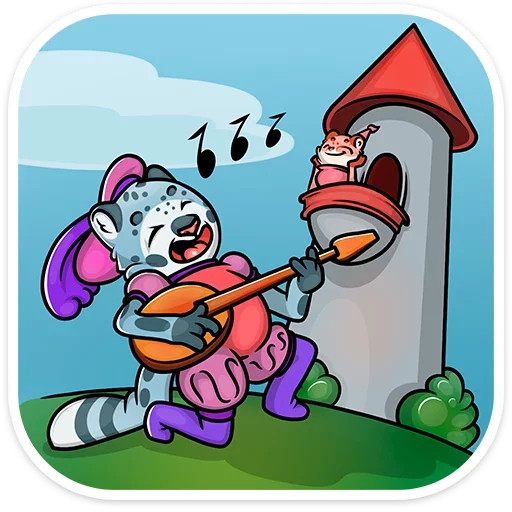 🎶 Стикер «Кошачьи нежности» для Telegram