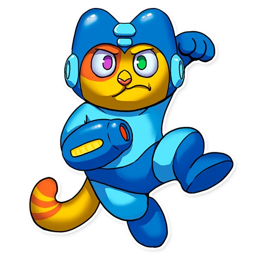 💪 Стикер «Игрокот Воксель» для Telegram