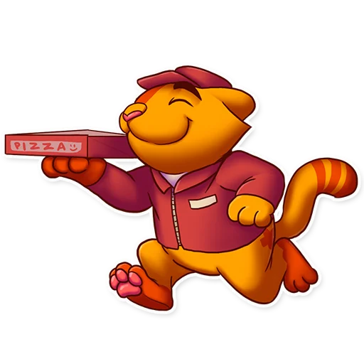 🍕 Стикер «Игрокот Воксель» для Telegram