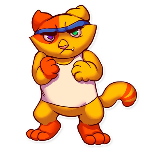 👊 Стикер «Игрокот Воксель» для Telegram