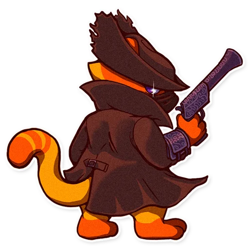 ⚔️ Стикер «Игрокот Воксель» для Telegram