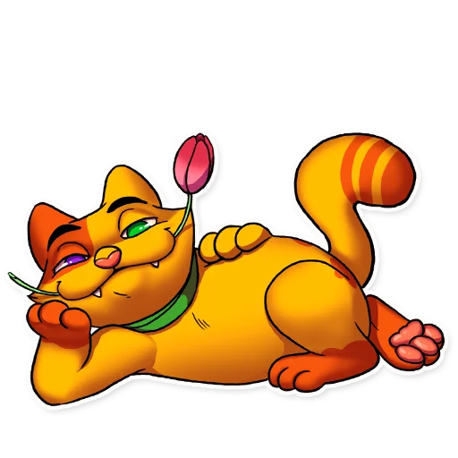 🌷 Стикер «Игрокот Воксель» для Telegram