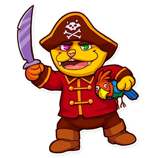 ⛵️ Стикер «Игрокот Воксель» для Telegram