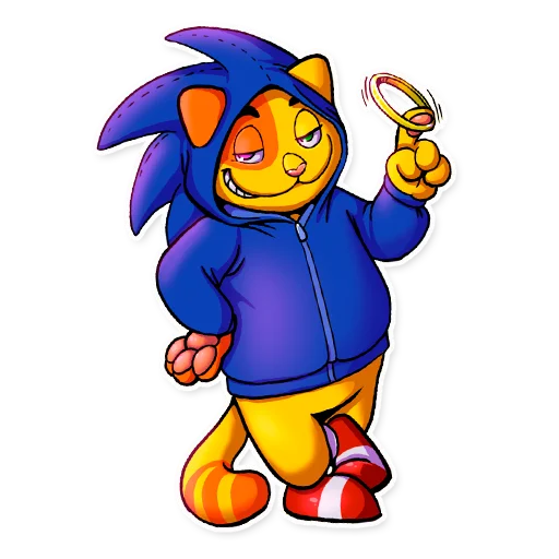 🦔 Стикер «Игрокот Воксель» для Telegram