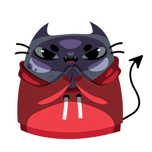 😈 Стикер «Wasd Cat» для Telegram