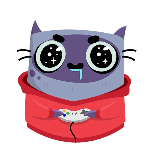 🎮 Стикер «Wasd Cat» для Telegram