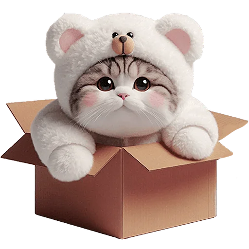 📦 Стикер «Белые мишки» для Telegram